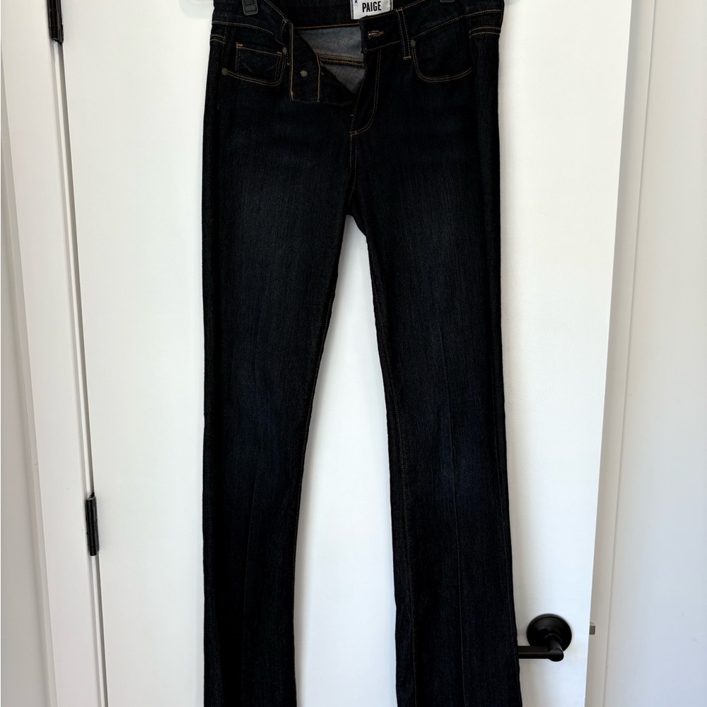 PAIGE Women's Dark Straight Leg Jeans